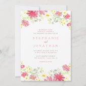 Waterverf uitnodiging tot inschrijving op Wildflow (Voorkant)