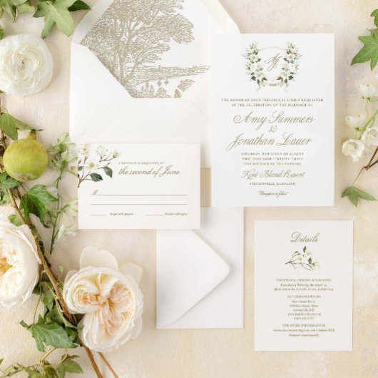 Waterverf Uitnodiging tot uitnodiging voor weddens