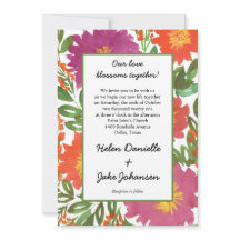 Waterverf Uitnodiging tot weduwschap