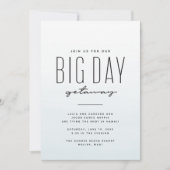 Waterverf-uitnodiging voor bruiloft bestemming (Voorkant)