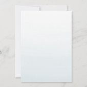 Waterverf-uitnodiging voor bruiloft bestemming (Achterkant)