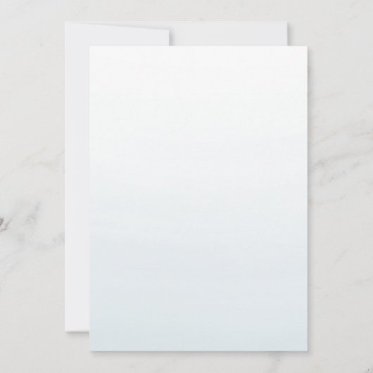 Waterverf-uitnodiging voor bruiloft bestemming (Achterkant)