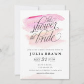 WATERVERF Uitnodiging voor het douchen van smeerge (Voorkant)