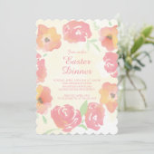 Waterverf - Uitnodiging voor het ontbijt (Staand voorkant)