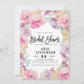 Waterverf - Uitnodiging voorjaars Bridal (Voorkant)