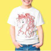 Waterverf Unicorn Art T-Shirt