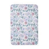 Waterverf Unicorn Crystals & Rozen Patroon Badmat (Voorkant Verticaal)