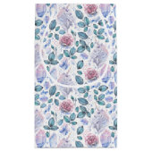 Waterverf Unicorn Crystals & Rozen Patroon Klein Cadeauzakje (Achterkant)