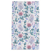 Waterverf Unicorn Crystals & Rozen Patroon Klein Cadeauzakje (Voorkant)