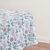 Waterverf Unicorn Crystals & Rozen Patroon Tafelkleed (Voorbeeld)