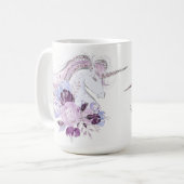  Waterverf Unicorn Duo 1 Koffiemok (Voorkant links)