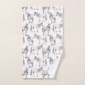 Waterverf Unicorn Fairy Tale Patroon Bad Handdoek (Handdoek)
