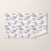 Waterverf Unicorn Fairy Tale Patroon Bad Handdoek (Handdoek)