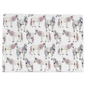 Waterverf Unicorn Fairy Tale Patroon Groot Cadeauzakje (Achterkant)