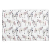 Waterverf Unicorn Fairy Tale Patroon Kussensloop (Voorkant-Rechts)