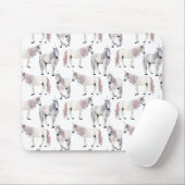 Waterverf Unicorn Fairy Tale Patroon Muismat (Met muis)