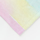 Waterverf Unicorn Fleece Deken (Hoek)