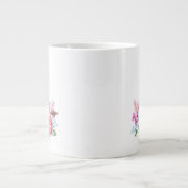 Waterverf Unicorn Floral Crown Grote Koffiekop (Voorkant)