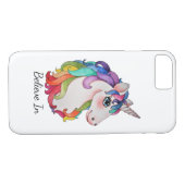 Waterverf Unicorn met regenbooghaar Case-Mate iPhone Case (Achterkant (Horizontaal))