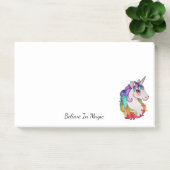 Waterverf Unicorn met regenbooghaar Post-it® Notes (Kantoor)