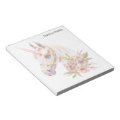 Waterverf Unicorn Notitieblok (Schuin)