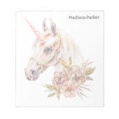 Waterverf Unicorn Notitieblok (Voorkant)