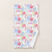 Waterverf Unicorn & Pegasus Patroon Bad Handdoek (Handdoek)