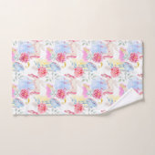 Waterverf Unicorn & Pegasus Patroon Bad Handdoek (Handdoek)