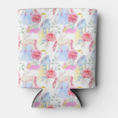 Waterverf Unicorn & Pegasus Patroon Blikjeskoeler (Voorkant)