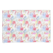 Waterverf Unicorn & Pegasus Patroon Kussensloop (Voorkant-Rechts)