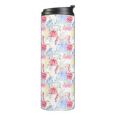 Waterverf Unicorn & Pegasus Patroon Thermosbeker (Gedraaid links)