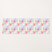 Waterverf Unicorn & Pegasus Patroon Yogamat (Voorkant (horizontaal))