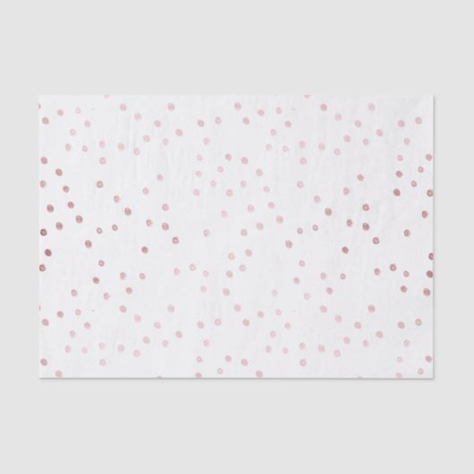 Waterverf Unicorn Pink & Roos Gold Accepten Tissuepapier (Voorkant)