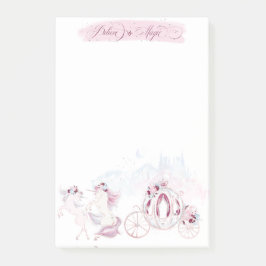  Waterverf Unicorn Pink & Silver Accepten Post-it® Notes