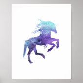 Waterverf Unicorn Poster (Voorkant)