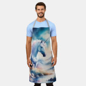 Waterverf Unicorn Schort (Gedragen)