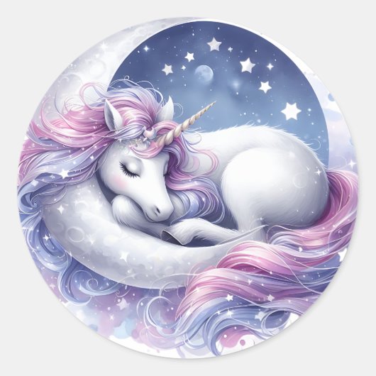 Waterverf Unicorn Stickers (Voorkant)