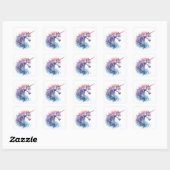 Waterverf Unicorn Stickers (Vel)