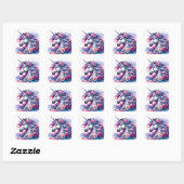 Waterverf Unicorn Stickers (Vel)