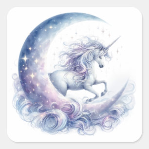Waterverf Unicorn Stickers