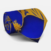 Waterverf Unique Luxury Floral Flower Print Stropdas (Opgerold)