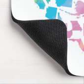 Waterverf United States Heart Muismat (Hoek)