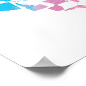 Waterverf United States Heart Poster (Hoek)