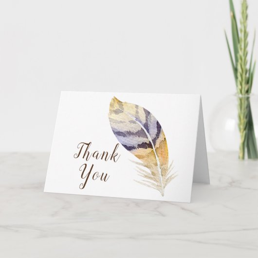 Waterverf vader Dank u wel Kaart (Voorkant)