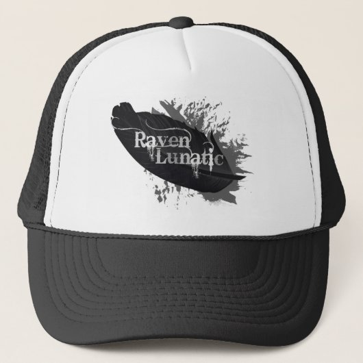 Waterverf Vader Funny Quote Raven Lunatic Trucker Pet (Voorkant)