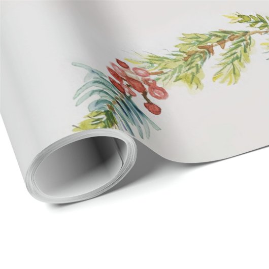 Waterverf vakantie cadeaupapier (Rol Hoek)