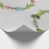 Waterverf vakantie cadeaupapier (Hoek)