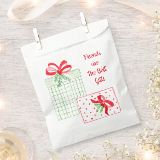 Waterverf Vakantie Cadeaus met Bows FRIENDS Bedankzakje (Geknipt)