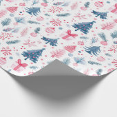 Waterverf Vakantie Charm Pattern Cadeaupapier (Hoek)