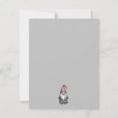 Waterverf Vakantie Gnome Foto Vakantie Kaart (Achterkant)